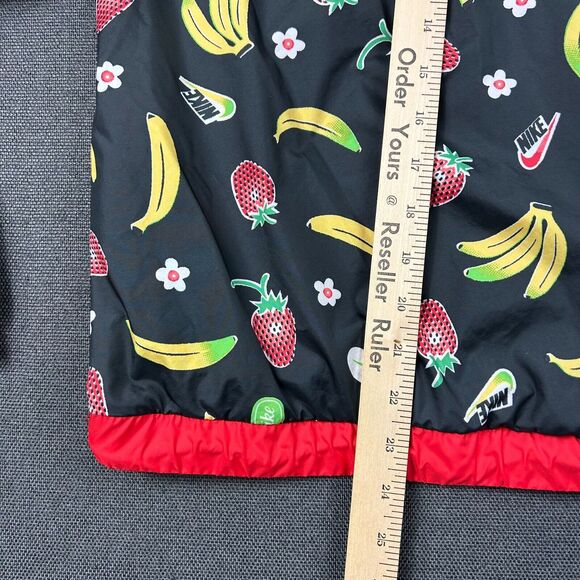 Nike Jacket Womens 1X Coupe Standard Windbreaker Black & Red Fruit CT0627-010 - Picture 8 of 8